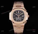 3K Factory Patek Philippe Nautilus Rose Gold 5980 Chronograph Swiss Replica Watches